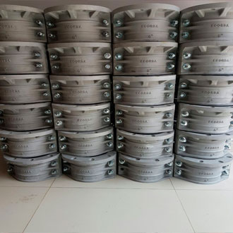 Brida partida de aluminio 7 fa004