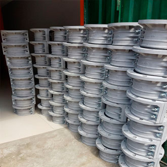Brida partida de aluminio 9 fa006